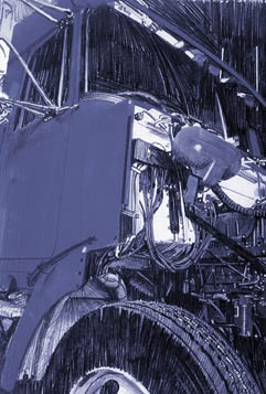 Truck Engine Graphic